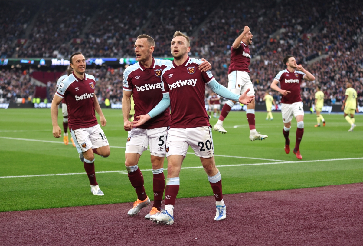 West Ham đưa trận đấu trở về vạch xuất phát. (Ảnh: Reuters)
