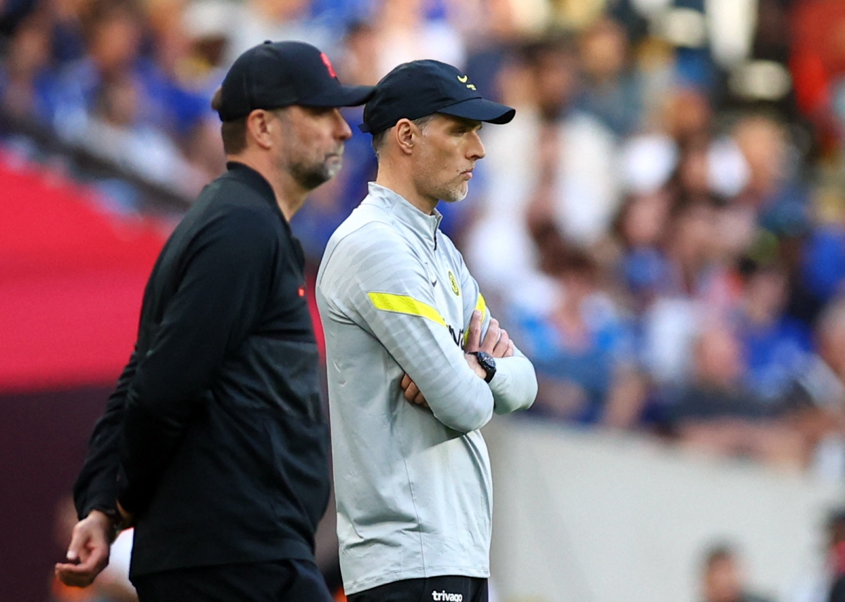Jurgen Klopp và Thomas Tuchel đã có màn đấu trí cân não. (Ảnh: Reuters)