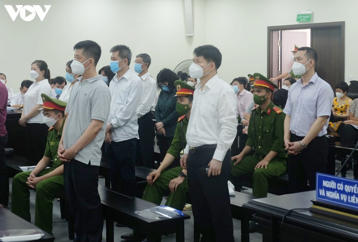 Cựu Thứ trưởng Bộ Y tế - Trương Quốc Cường tại phiên tòa