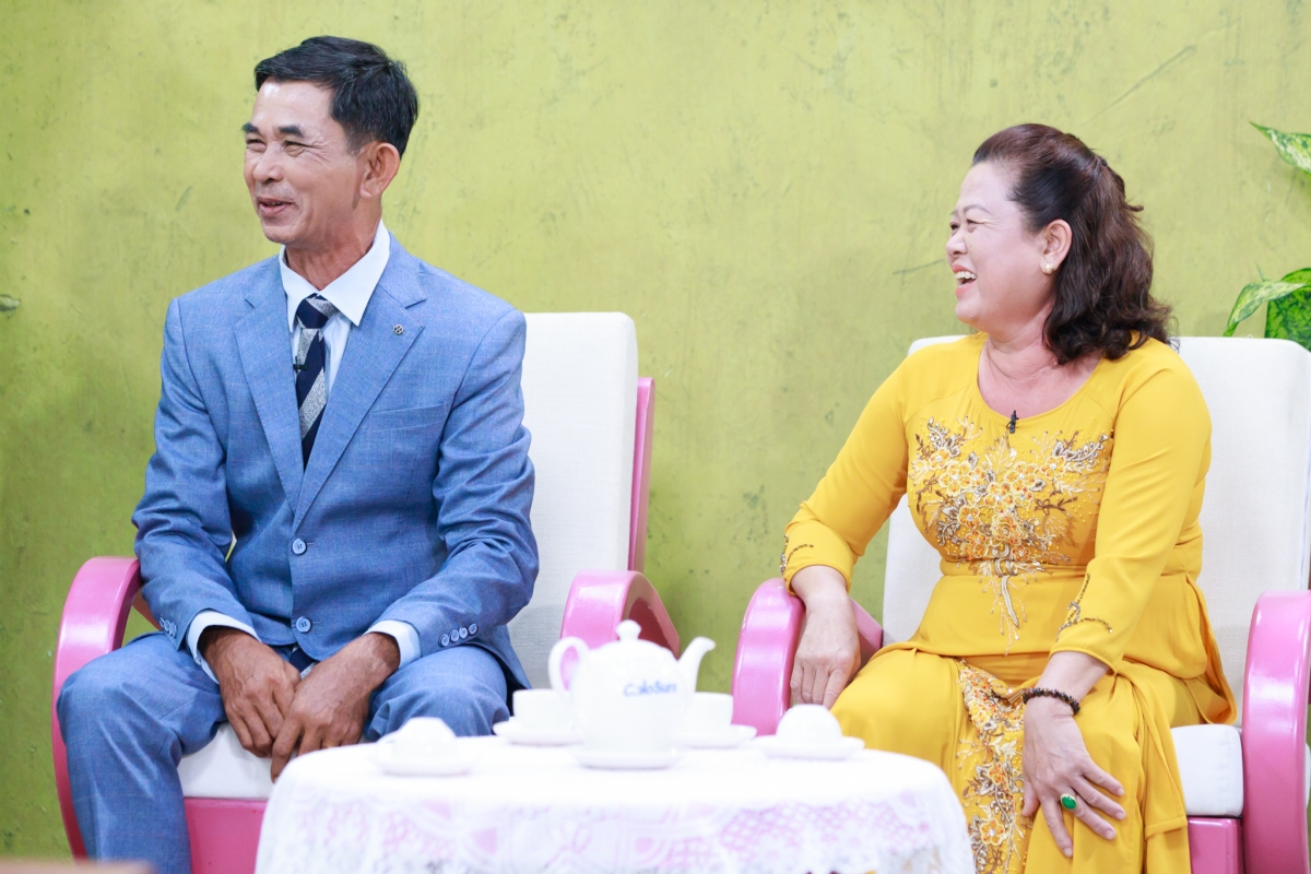 Chú Nguyễn Công Huyền và cô Phạm Thị Lành