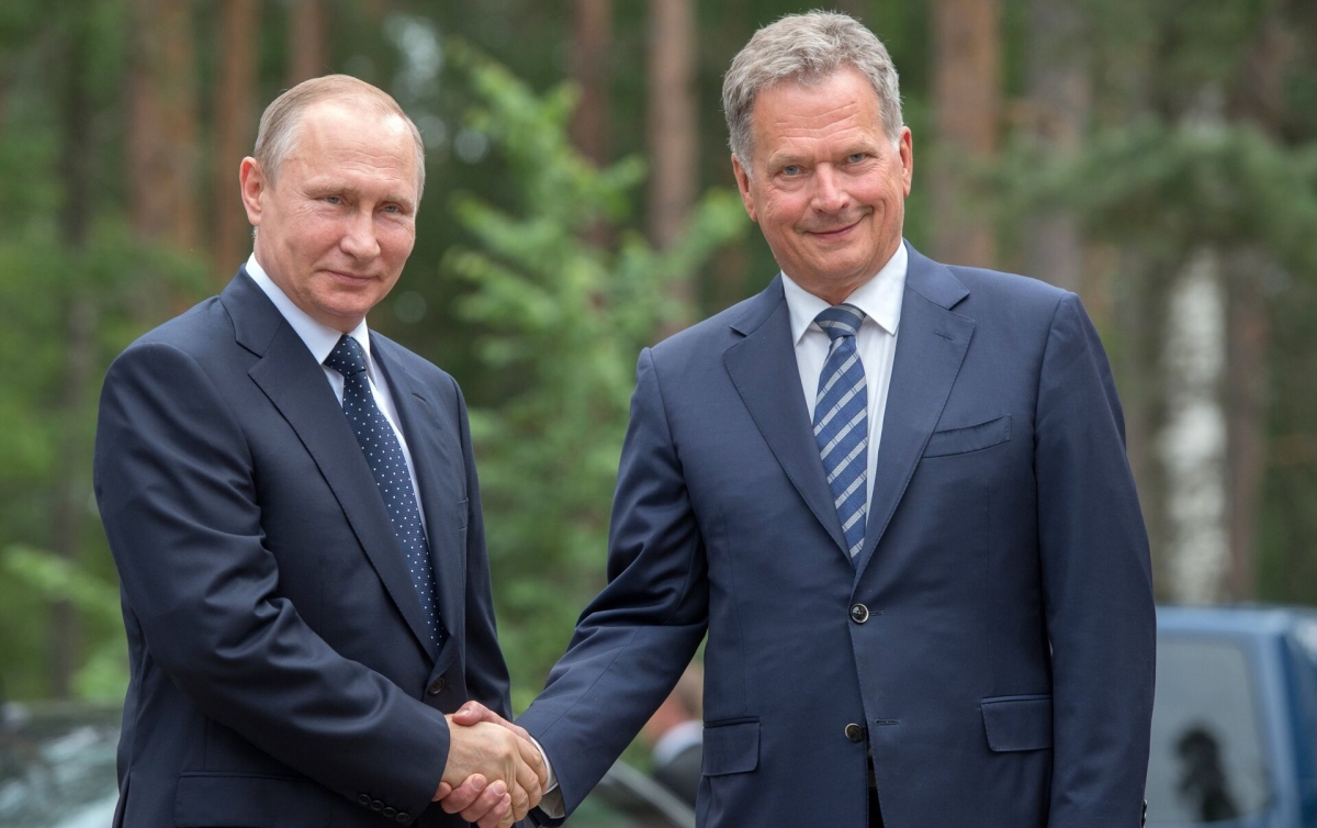 Tổng thống Putin và Tổng thống Phần Lan. Ảnh: Sputnik