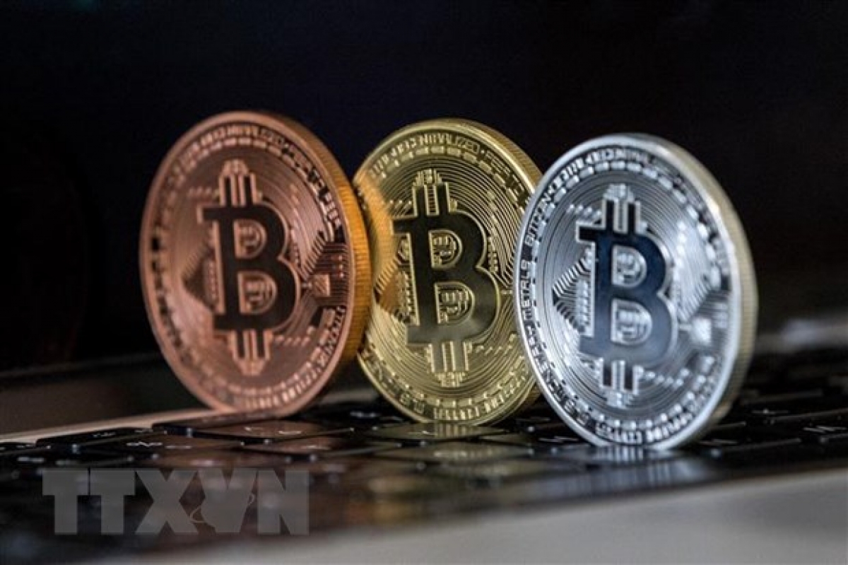 Tiền kỹ thuật số Bitcoin.
