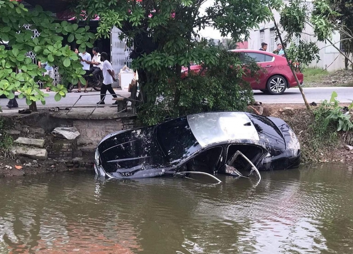 Hiện trường vụ tai nạn.