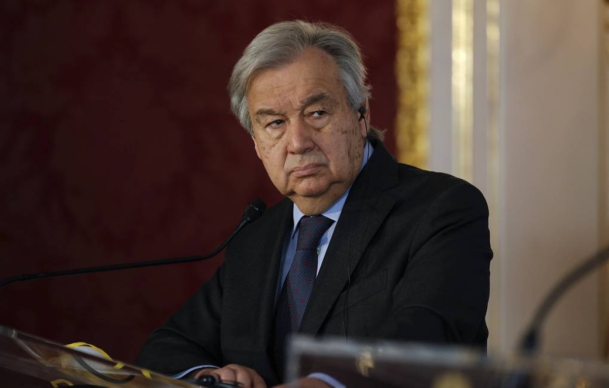 Tổng thư ký Liên Hợp Quốc Antonio Guterres. Ảnh: AP