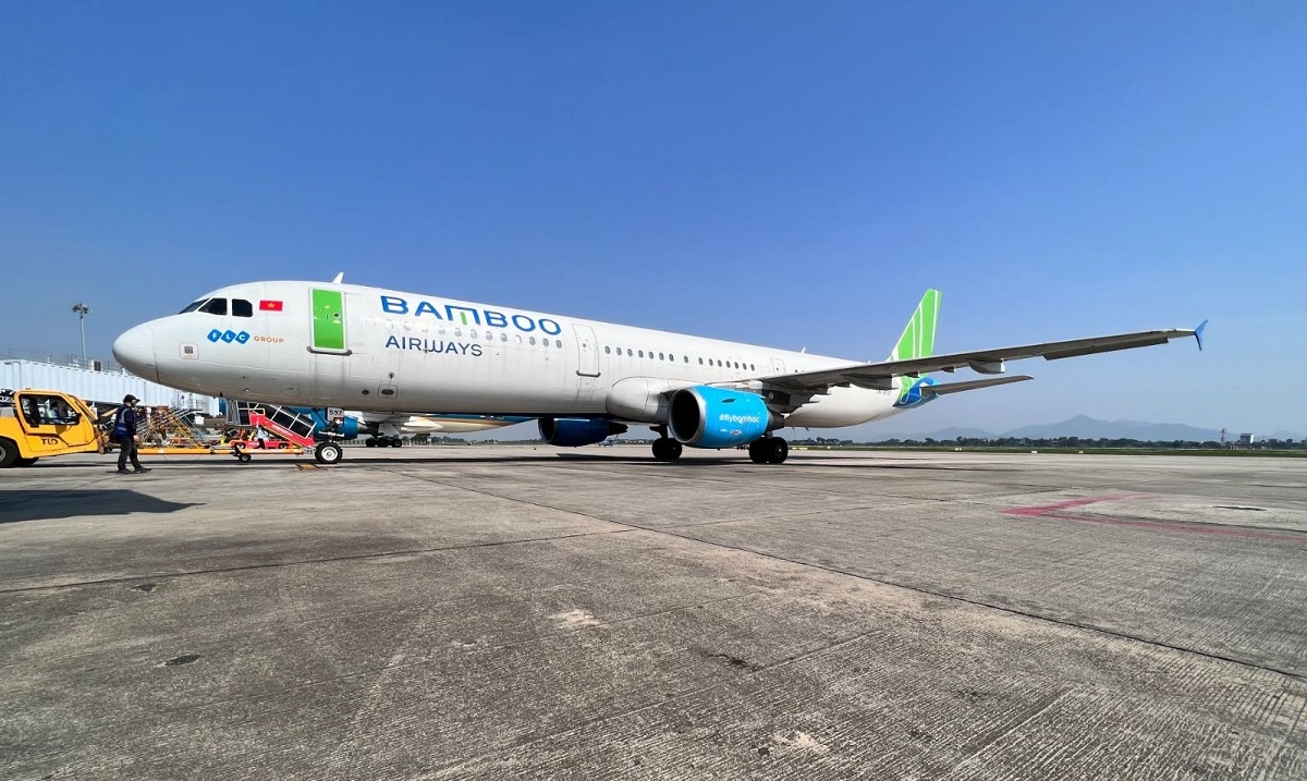 Bamboo Airways khai thác đường bay thường lệ Hà Nội – Singapore bằng dòng máy bay A321 hiện đại.