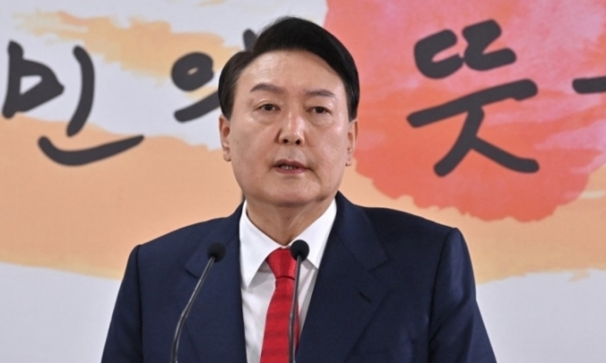 Tổng thống Hàn Quốc Yoon Suk-yeol. Ảnh: AFP.
