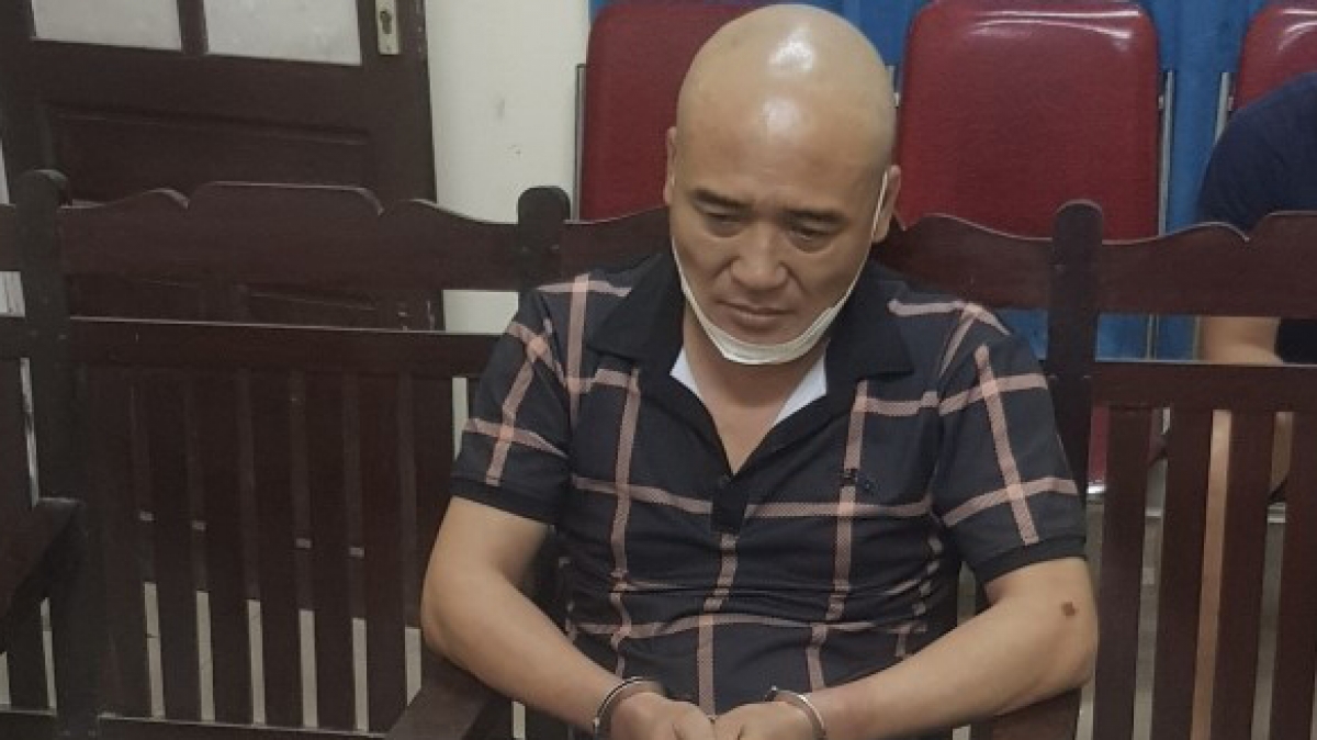 Nguyễn Sỹ Toàn tại thời điểm bị bắt giữ.