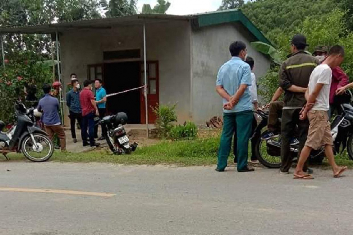 Ngôi nhà nơi xảy ra sự việc.