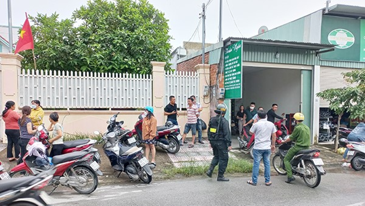 Hiện trường vụ việc. Ảnh: CTV