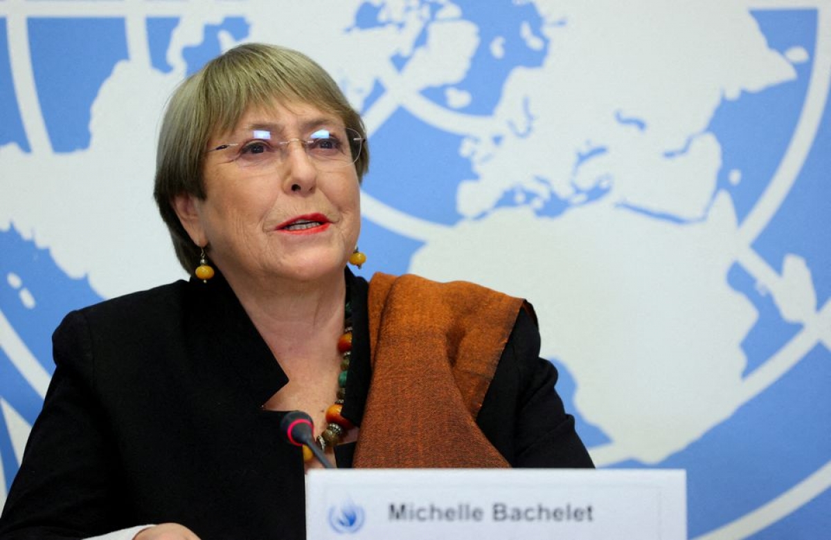 Cao ủy Nhân quyền Liên Hợp Quốc Michelle Bachelet. Ảnh: Reuters
