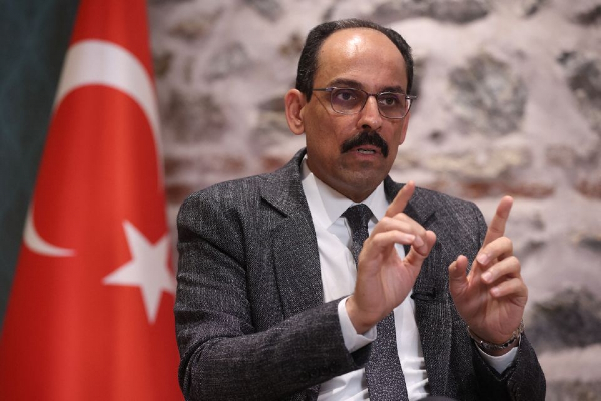 Cố vấn Tổng thống Thổ Nhĩ Kỳ, ông Ibrahim Kalin. Ảnh: Reuters