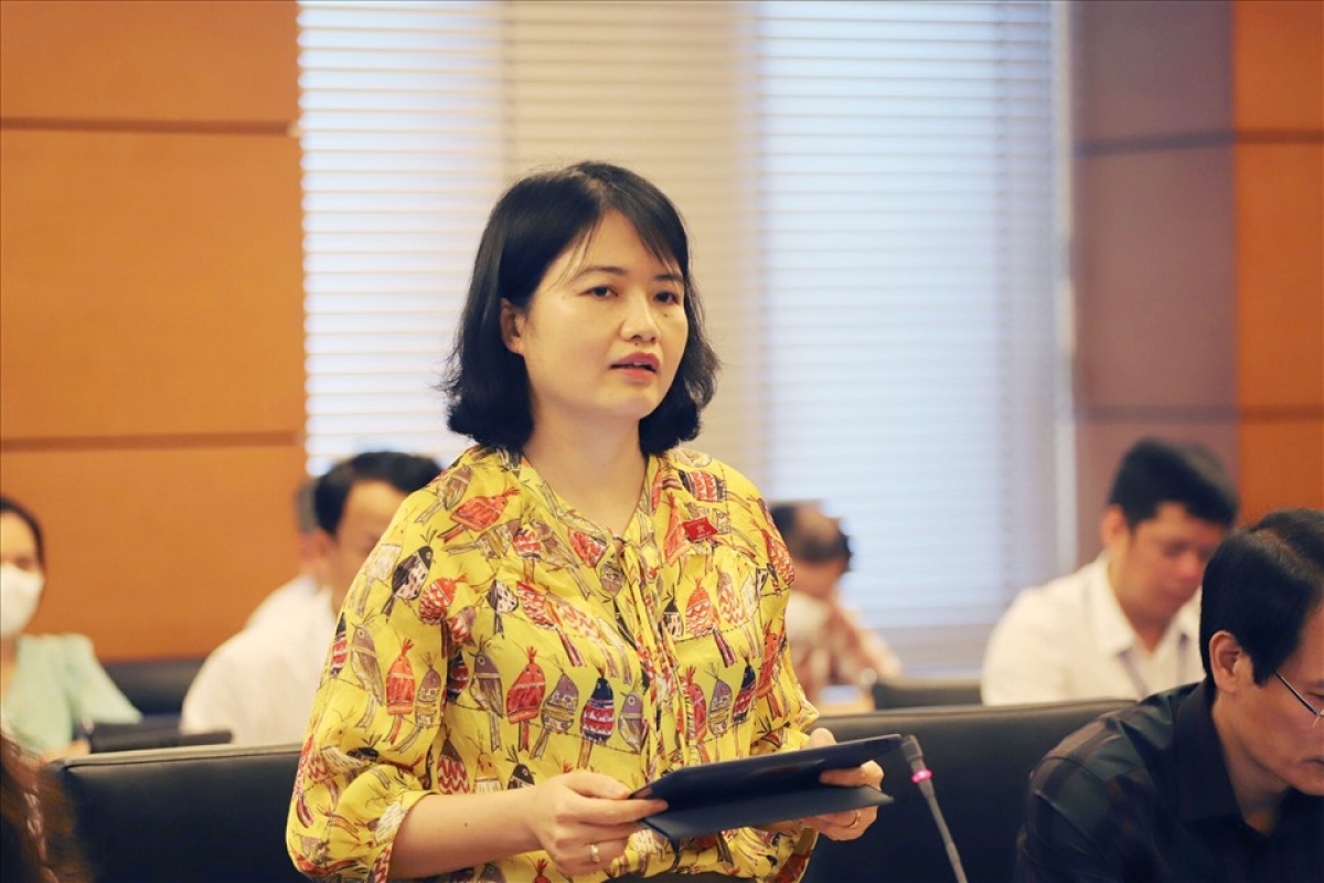 Đại biểu Nguyễn Thị Mai Thoa (đoàn Hải Dương).