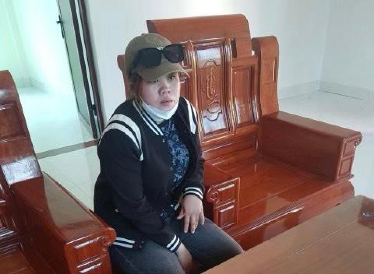 Huyền là nghi phạm gây ra thương tích cho cháu ruột. Ảnh: Báo Tiền phong