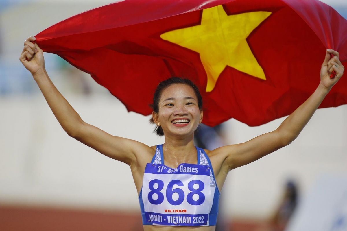 Nguyễn Thị Oanh là ngôi sao số 1 của điền kinh ở SEA Games 31.