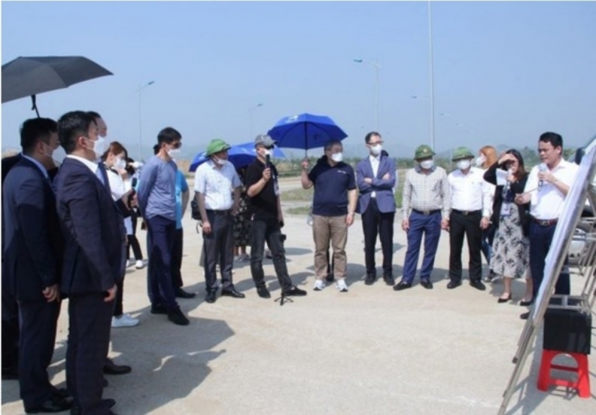 Đoàn doanh nghiệp Hàn Quốc thăm và tìm hiểu cơ hội đầu tư tại Khu Kinh tế Nghi Sơn ngày 30/3/2022.