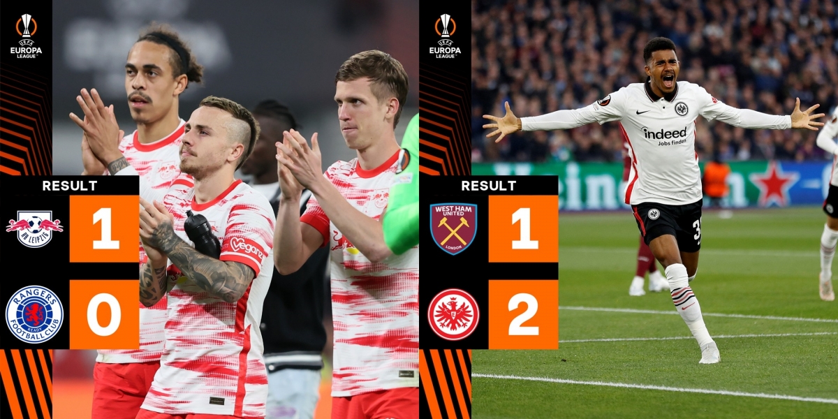 Kết quả 2 trận bán kết lượt đi Europa League. (Ảnh: UEFA)