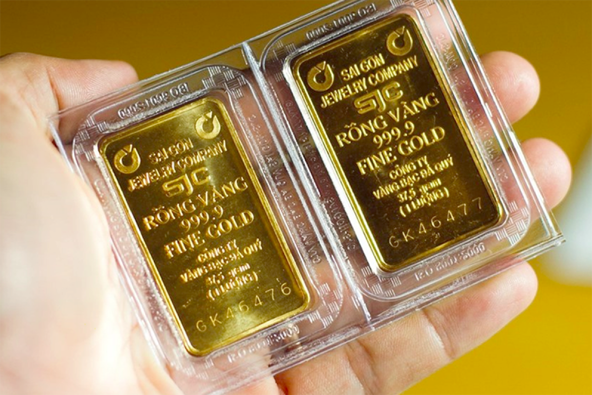 Giá vàng trong nước tăng