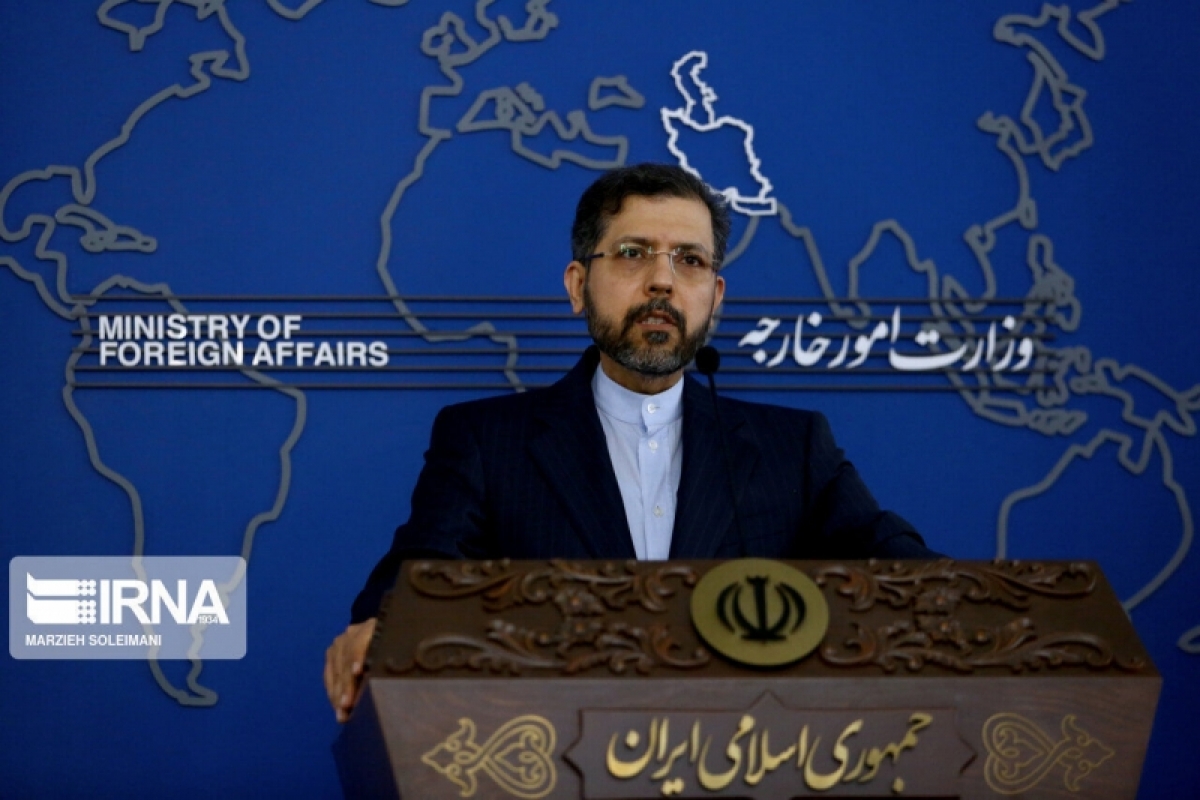 Người phát ngôn Bộ Ngoại giao Iran Saeed Khatibzadeh. Ảnh IRNA