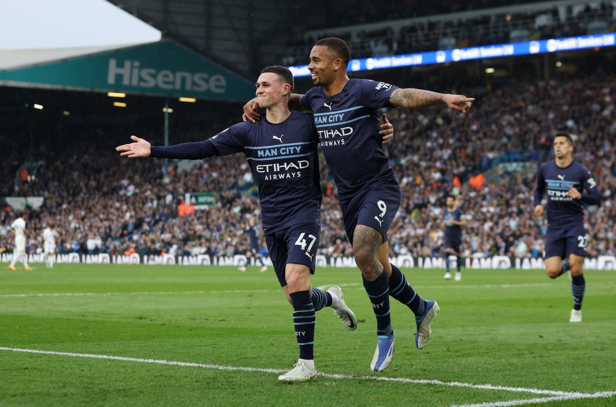 Man City tiếp tục chiếm ưu thế trong cuộc đua vô địch Ngoại hạng Anh. (Ảnh: Reuters). 