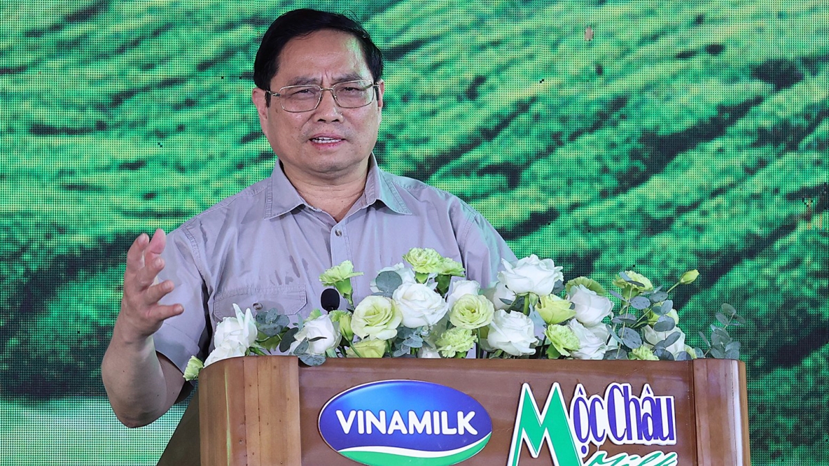 Thủ tướng Chính phủ Phạm Minh Chính phát biểu chỉ đạo tại sự kiện.