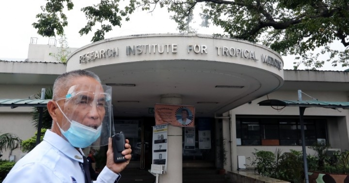 Viện Nghiên cứu Y học Nhiệt đới Philippines, một trong những cơ sở cách ly chỉ định cho bệnh đậu mùa khỉ ở Philippines (nguồn: PNA)