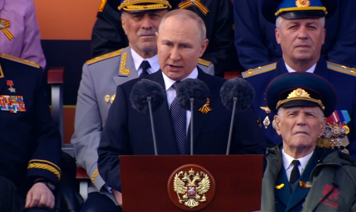 Tổng thống Nga Vladimir Putin. (Ảnh chụp màn hình).