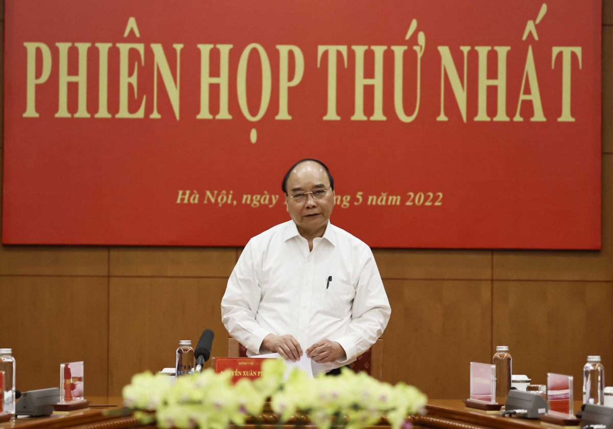 Chủ tịch nước phát biểu tại phiên họp.