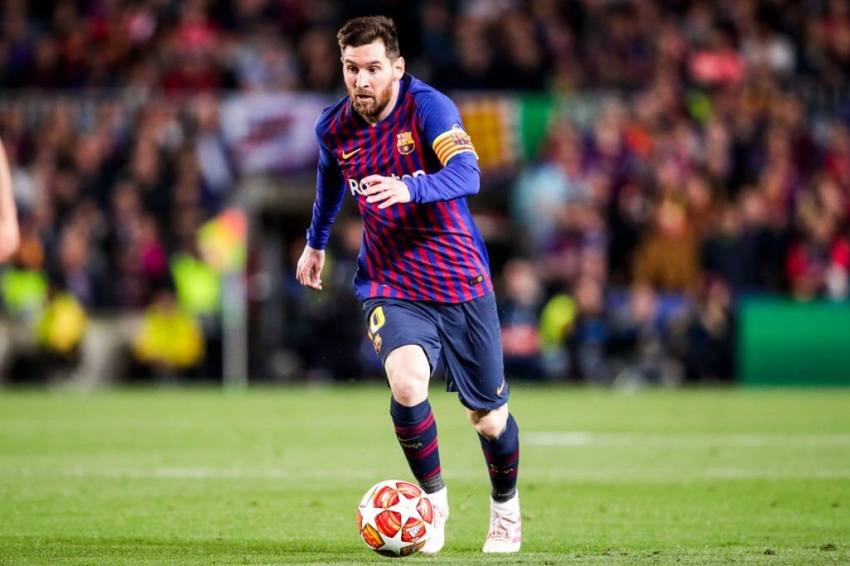 Ngày này 3 năm trước, Messi rực sáng trong trận bán kết lượt đi Cúp C1 châu Âu giữa Barca và Liverpool để cán mốc 600 bàn thắng trong sự nghiệp ở cấp CLB. (Ảnh: Getty).