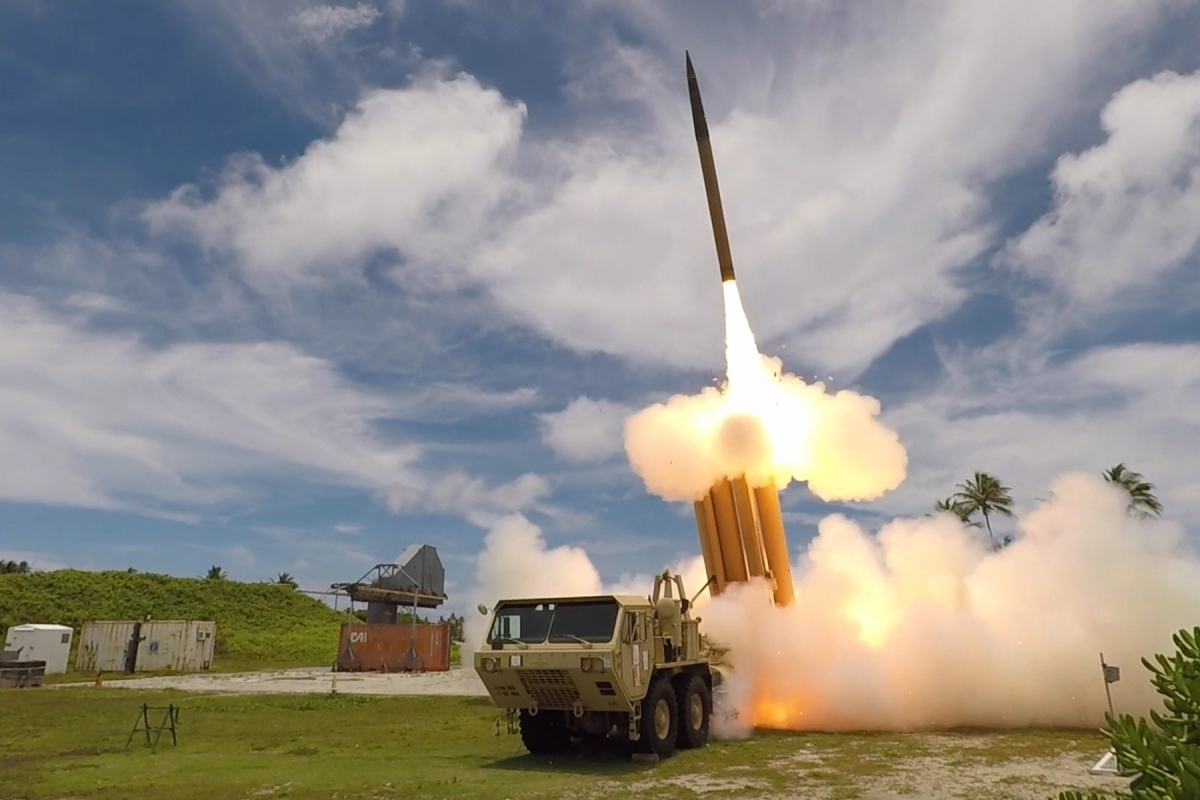Hệ thống tên lửa phòng thủ tầm cao giai đoạn cuối (THAAD). Ảnh: Cơ quan phòng thủ tên lửa Mỹ.