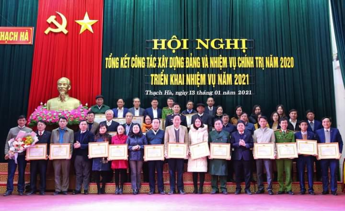 Đảng bộ Huyện ủy Thạch Hà. (Ảnh: Ban Tuyên giáo Huyện ủy Thạch Hà)