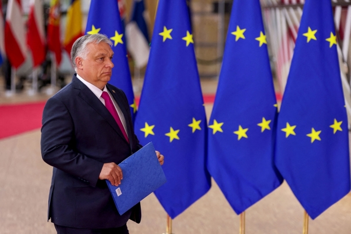 Thủ tướng Hungary Orban. Ảnh: Reuters.