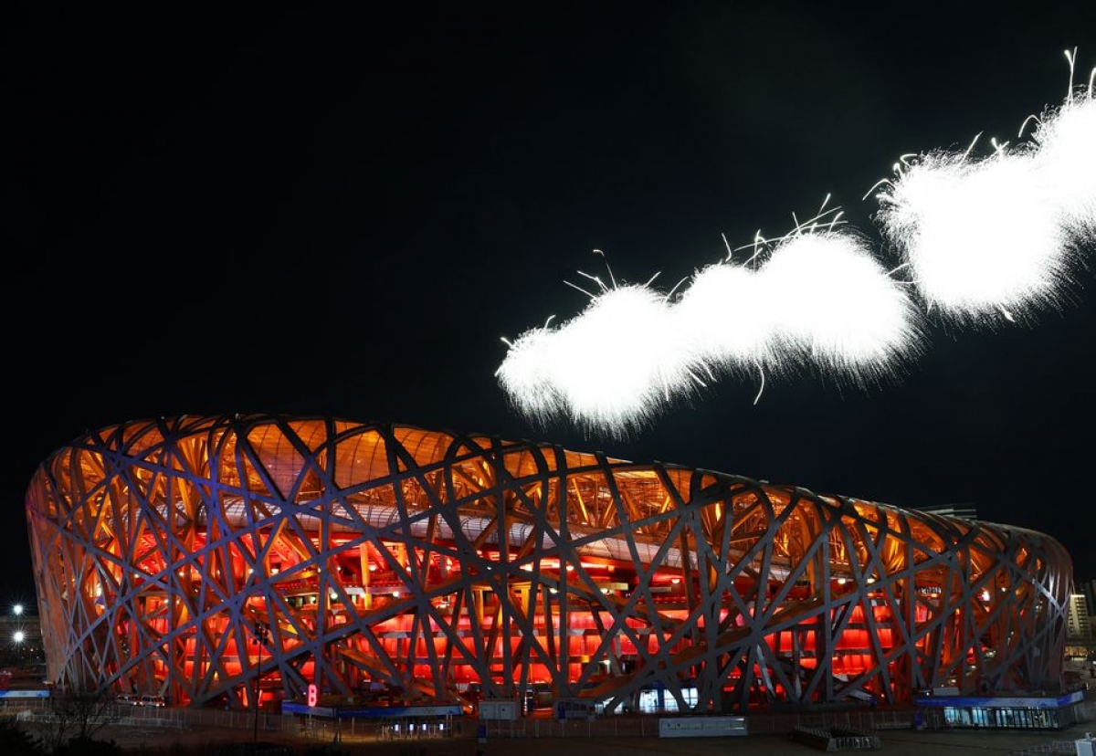 Sân vận động Tổ chim Bắc Kinh, nơi dự kiến sẽ đăng cai Asian Cup 2023. (Ảnh: Reuters).