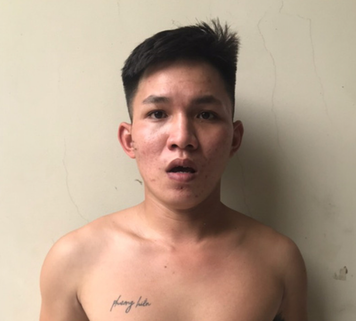 Trần Võ Công Minh khai nhận đã dùng súng bắn gây sát thương đối thủ (Ảnh: CTV)