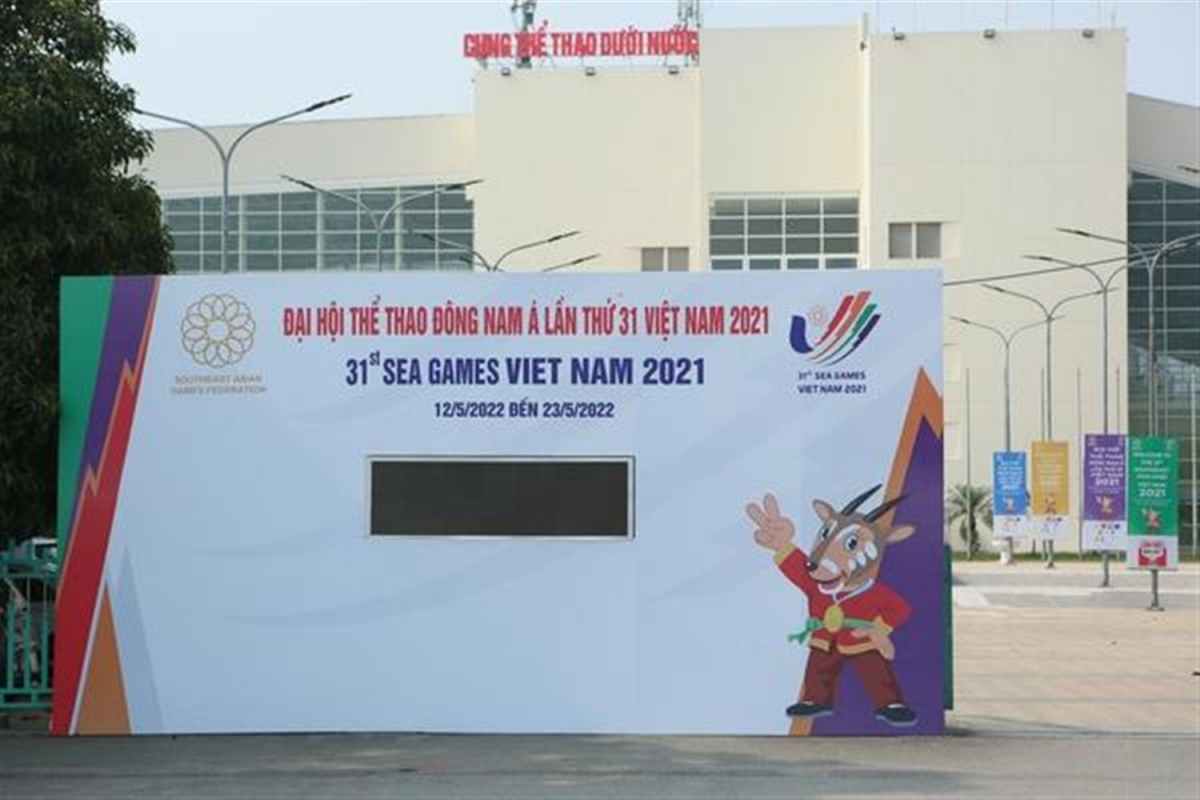 Cung thể thao dưới nước sẵn sàng cho SEA Games 31. (Ảnh: BTC).