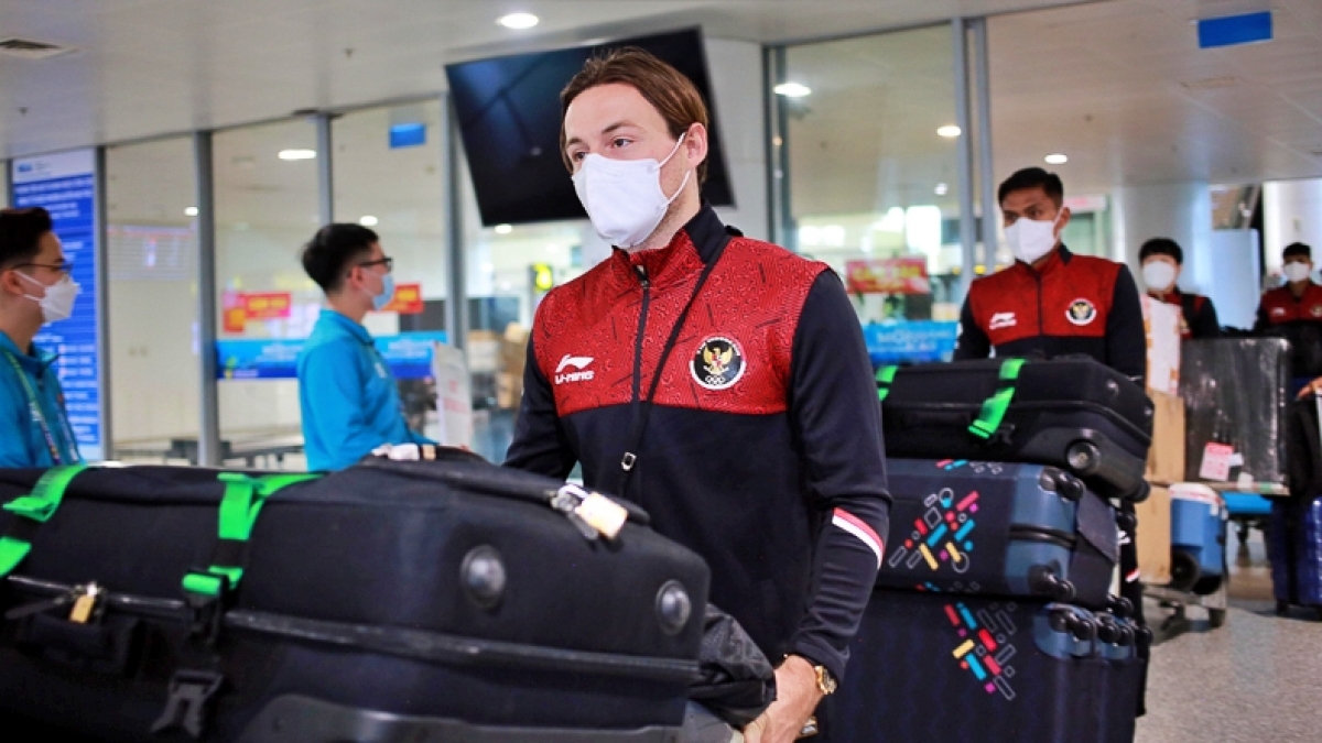 U23 Indonesia bị trễ chuyến bay gần 2 tiếng đồng hồ khi đến Việt Nam (Ảnh: VFF).
