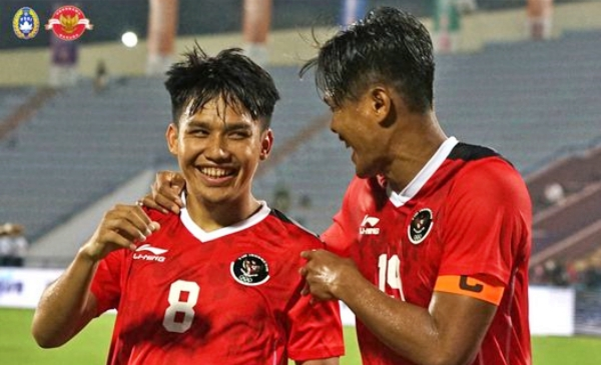 U23 Indonesia có chiến thắng đầu tiên ở SEA Games 31 (Ảnh: PSSI).