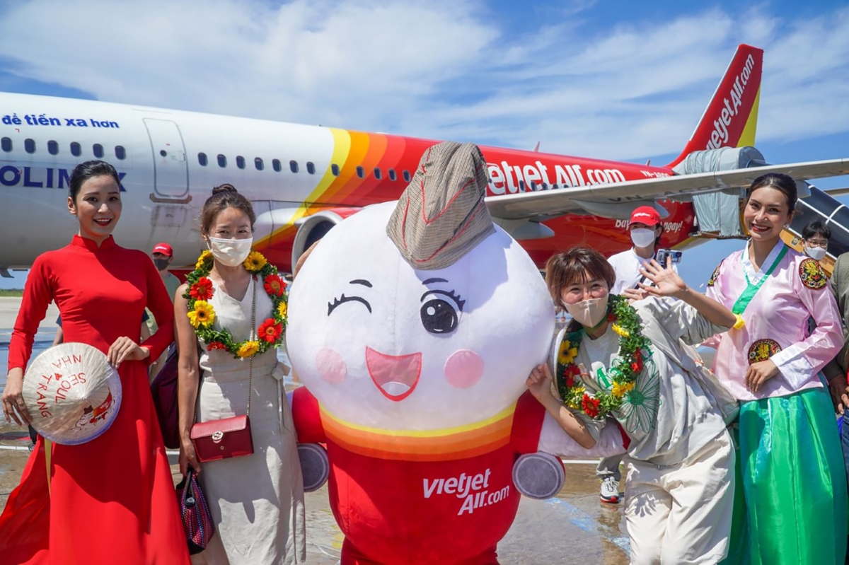 Hãng hàng không Vietjet đang đẩy mạnh những dự án mở đầu kỷ nguyên số, cung cấp trải nghiệm mới cho khách hàng. (Ảnh: T.L)