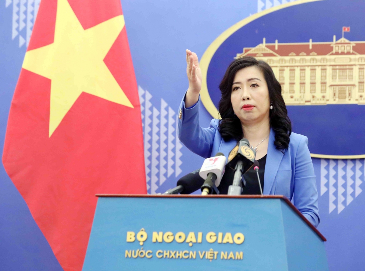 Người phát ngôn Bộ Ngoại giao Lê Thị Thu Hằng.