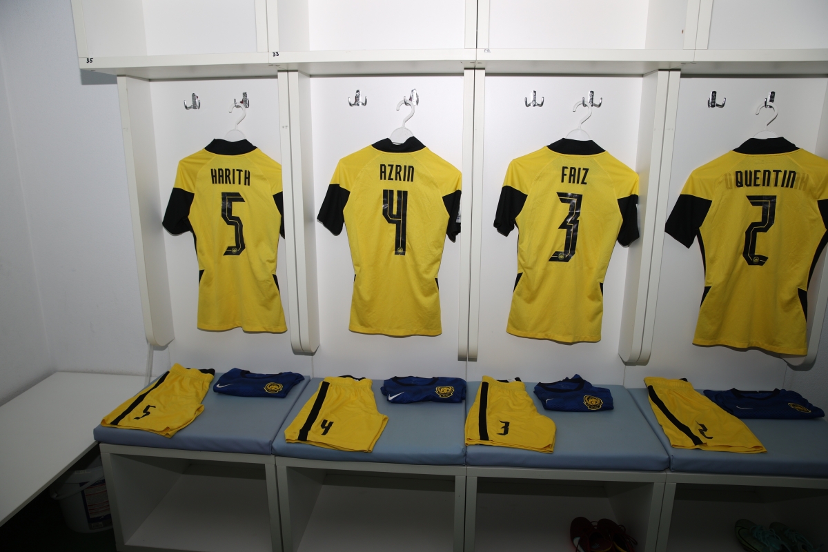 Phòng thay đồ của 2 đội trước trận đấu. (Ảnh: AFC). 