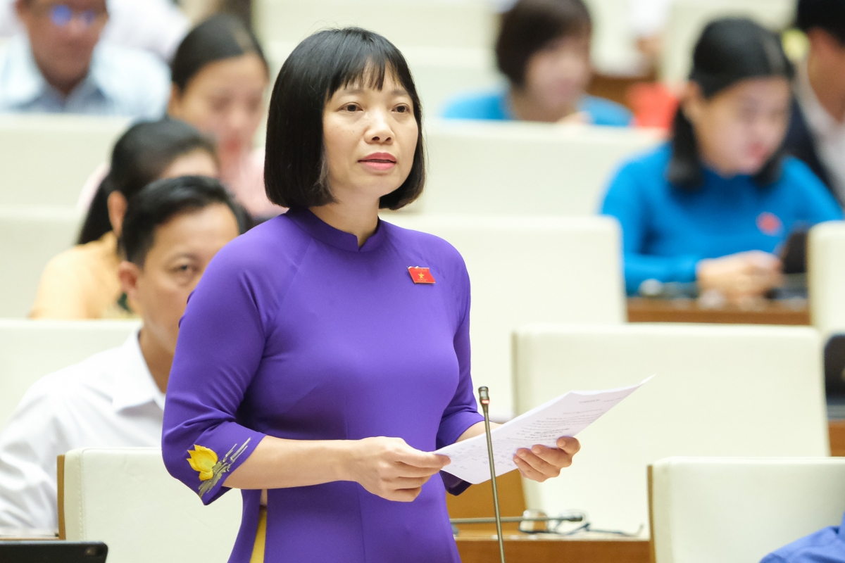 Đại biểu Nguyễn Thị Việt Nga, đoàn Hải Dương.