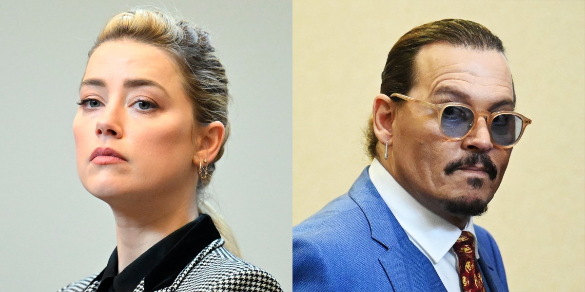 Johnny Depp và Amber Heard.