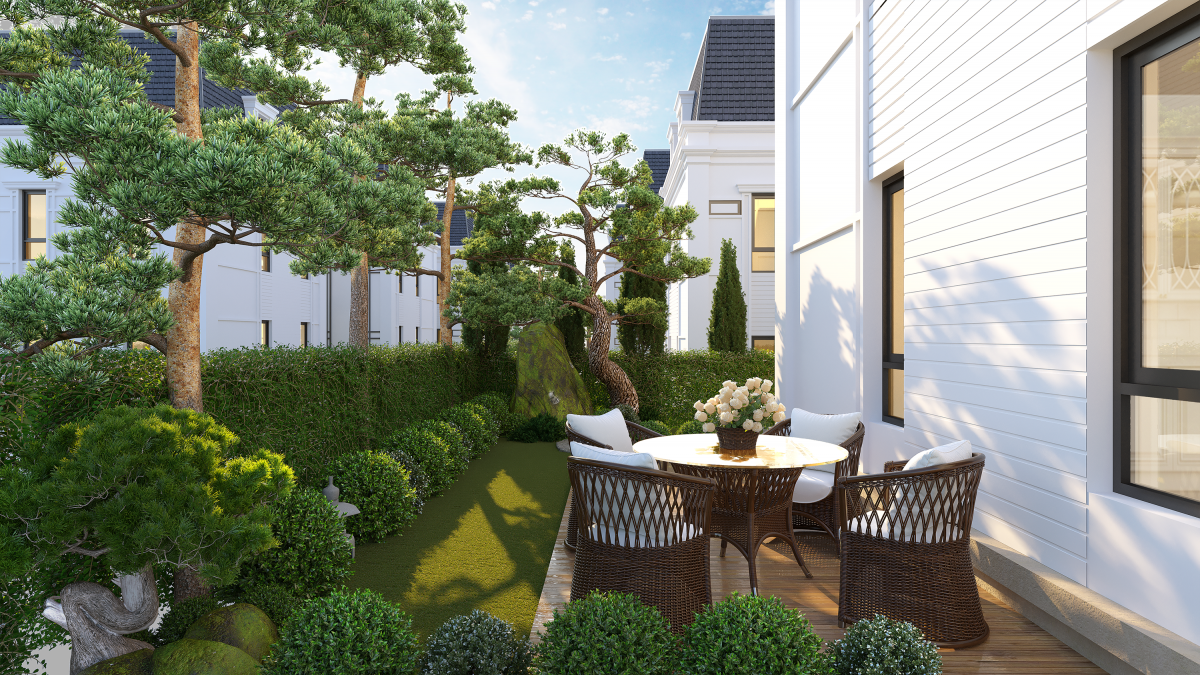 Biệt thự tại Thảo Viên Villas thỏa mãn mọi nhu cầu của khách hàng với không gian sống xanh, mang lại cảm giác thoáng đạt và dễ chịu trong cuộc sống sinh hoạt hàng ngày.