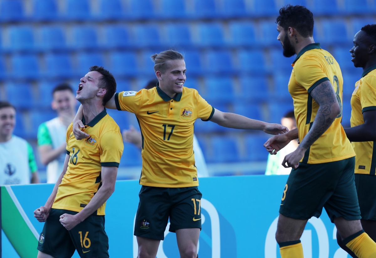 Australia thể hiện sức mạnh. (Ảnh: AFC). 