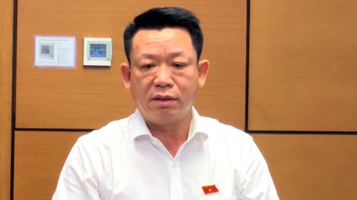 Đại biểu Bùi Mạnh Khoa – Đoàn ĐBQH tỉnh Thanh Hóa. (Ảnh: Quochoi.vn)
