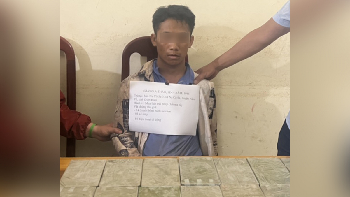 mua 14 bánh heroin ở biên giới về bán kiếm lời nhưng bất thành hình ảnh 1 mua 14 banh heroin o bien gioi ve ban kiem loi nhung bat thanh hinh anh 1
