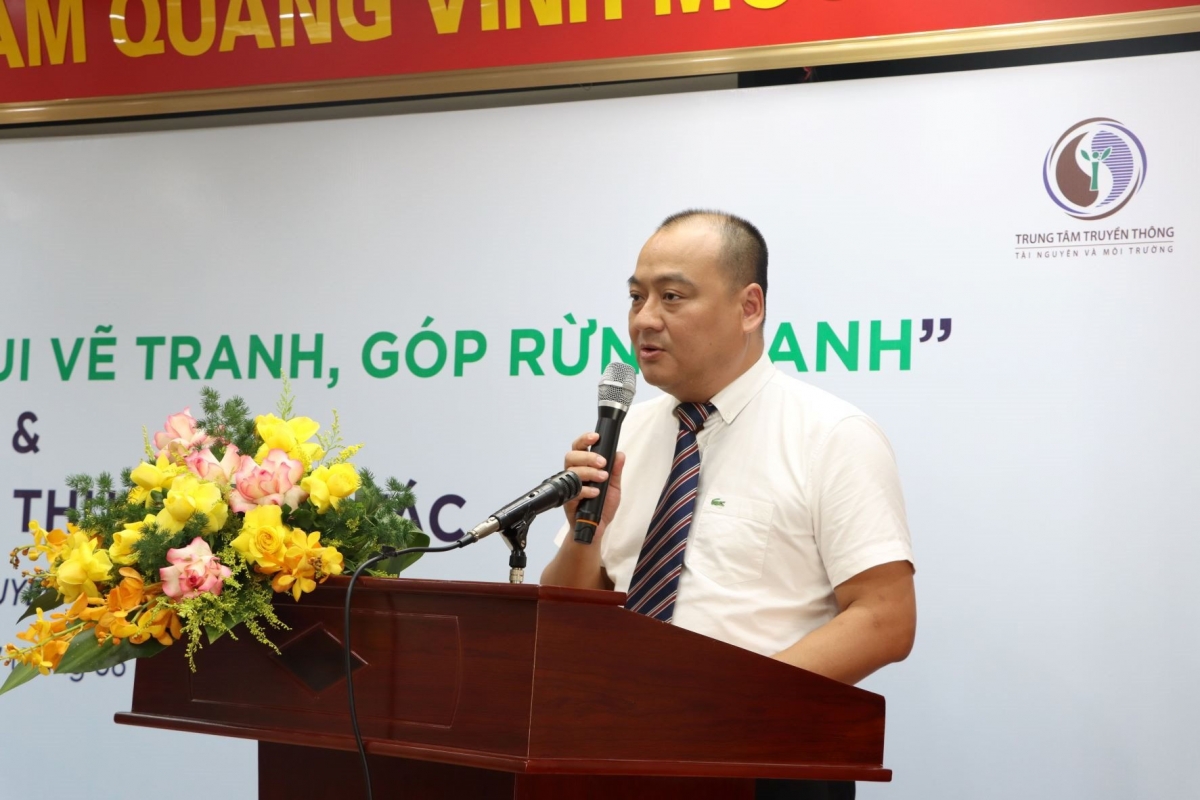 hơn 3.600 bức tranh của học sinh vẽ về chủ đề vui vẽ tranh, góp rừng xanh hình ảnh 1 hon 3.600 buc tranh cua hoc sinh ve ve chu de vui ve tranh, gop rung xanh hinh anh 1