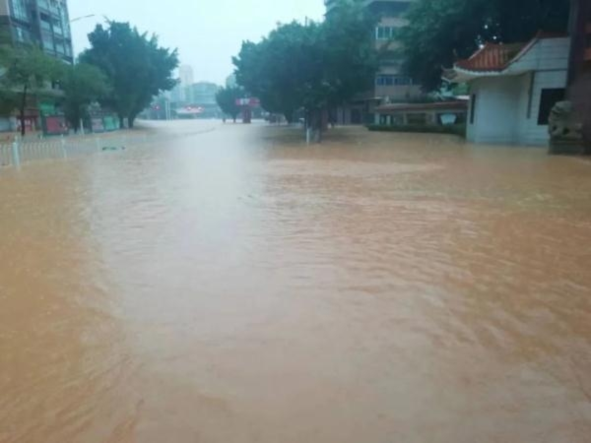 lũ trên 100 con sông tại trung quốc vượt mức báo động hình ảnh 1 lu tren 100 con song tai trung quoc vuot muc bao dong hinh anh 1