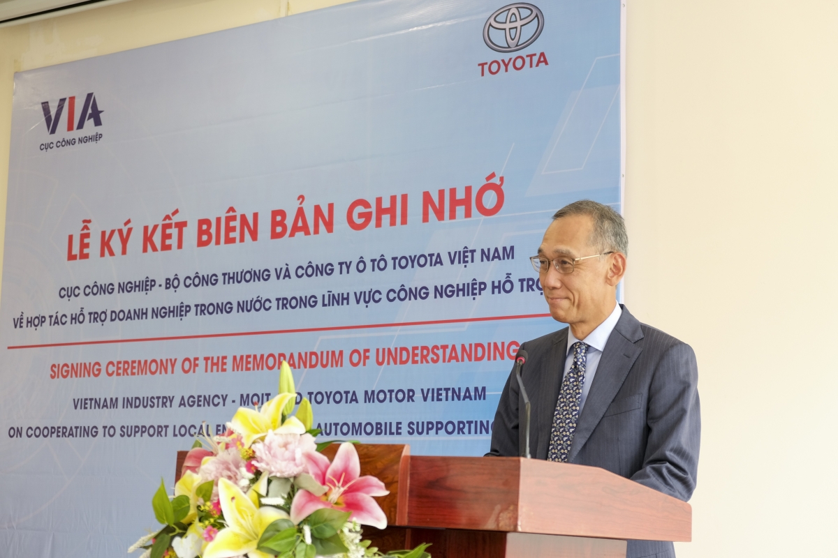toyota viet nam tiep tuc ho tro doanh nghiep cong nghiep ho tro o to hinh anh 2