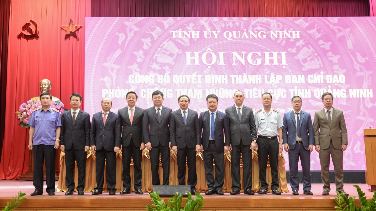 thành lập ban chỉ đạo phòng, chống tham nhũng, tiêu cực tỉnh quảng ninh hình ảnh 1 thanh lap ban chi dao phong, chong tham nhung, tieu cuc tinh quang ninh hinh anh 1