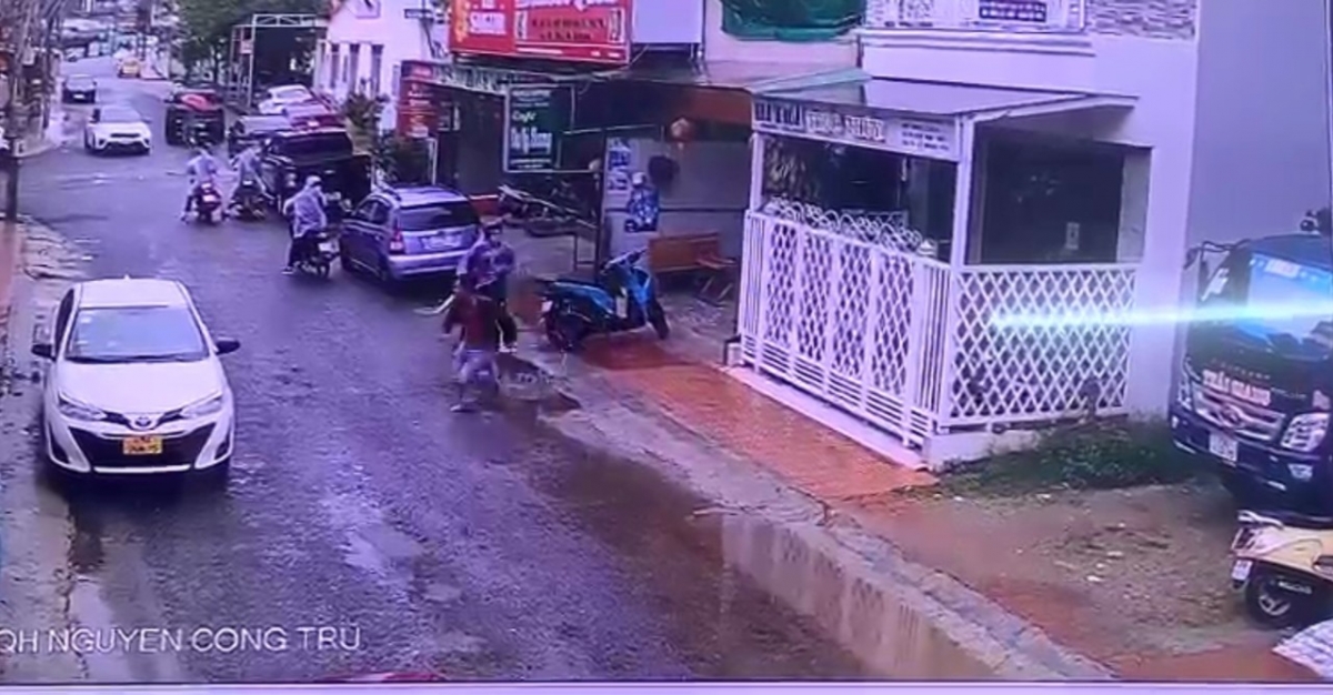 truy tìm kẻ cầm đầu nhóm côn đồ chém người dã man tại quán cà phê ở Đà lạt hình ảnh 1 truy tim ke cam dau nhom con do chem nguoi da man tai quan ca phe o Da lat hinh anh 1